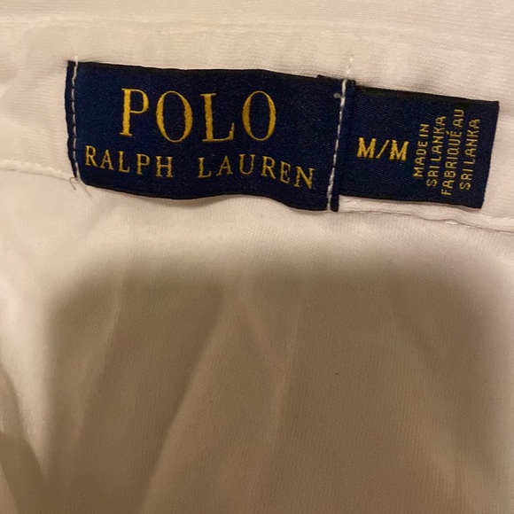Polo, Ralph Lauren, white polo shirt, size M - Picture 2 of 2